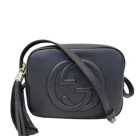 crossbody black gucci purse|small black gucci crossbody.